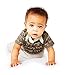 Finn + Emma Organic Cotton Lap Bodysuit for Baby Boy or Girl – Word, 6-9 Months