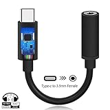 Olesit Type C Headphone Adapter, USB C to 3.5mm Audio Adapter, Realtek Chip/Hi-res/DAC Headphone Cord Compatible with Pixel 3/3 XL 2/2XL, U11, Moto Z2, Galaxy S8/S9, Nexus, iPad Pro
