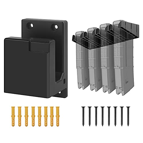 Apical Life AR15 Gun Rack Wall Mount,4 PCS Standard PMAG Wall Mount,AR