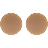 Lavento 4 Pairs Adhesive Silicone Nipple Covers for Women - No Show Reusable Sticky Breast Pasties