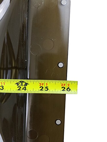 Class A Customs Premium Heavy Duty RV Camper Trailer Skylight - 18 x 26 OD / 14 x 22 ID Smoke - Install Kit PCS
