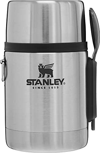 Photo 1 of Stanley Classic Legendary Vacuum Insulated Food Jar 18 oz – Stainless Steel, Naturally BPA-free Container – Keeps Food/Liquid Hot or Cold for 12 Hours – Leak Resistant, Easy Clean
*USED*