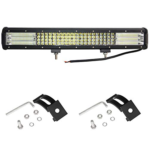 Willpower 20 Inch 510W LED Light Bar Quad Row Spot & Flood Combo Work Lights Offroad Fog Driving Lights for Trucks Pickup Jeep SUV ATV UTV Boat, 2 years Warranty