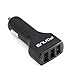 36W 4.8Amp 3-Port USB Rapid Car Charger with Smart Detect for Amazon Kindle, DX, Fire, Fire HD 6, HD 7 8 10 - Fire HD 8.9, HD8, HD10, Kids Edition - Kindle Fire HDX, HDX 7, HDX 8.9