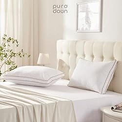 puredown Goose Feathers and Down Pillow for