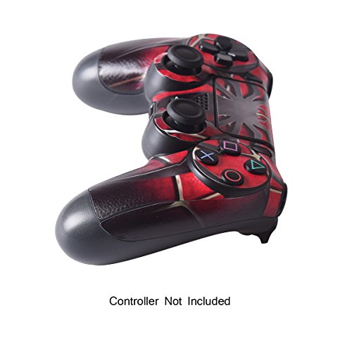 Skins for PS4 Controller - Stickers for Playstation 4 Games - Decals Cover for PS4 Slim Sony Play Station Four Controllers PS4 Pro Accessories PS4 Remote Wireless Dualshock 4 Skin - Window Spider - Thumbnail 5