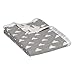 Living Textiles Muslin Jacquard Grey Clouds Soft Baby Blanket Premium Quality Cotton for Best Comfort | Double Layer,Swaddle,Receiving,Infant,Toddler,Newborn,Nursery,Boy,Girl,Gift | 40x30 Inch