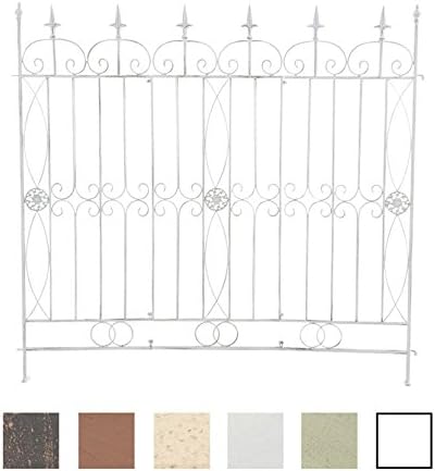 CLP Eisen-Gartenzaun Mangold I Individuell erweiterbarer Rankzaun I