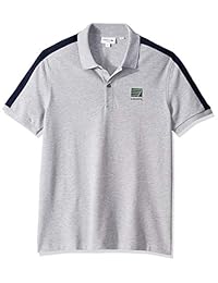 Lacoste - Polo de manga corta para hombre, diseño a rayas