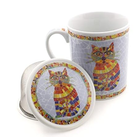 Aromas de Té - Taza de Té con Filtro y Tapa/Tisana Infusiones y ...