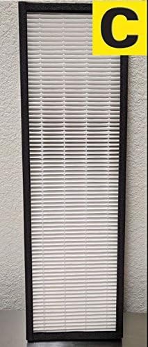 Zoom Industries USA Size C True HEPA Air Purifier Replacement Filter for GermGuardian Air Purifier Size C True HEPA Filter FLT5000-FLT5111-AC5000 3 in 1 With Carbon Prefilter
