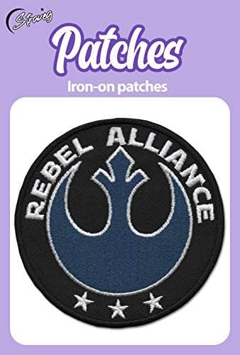 Iron On Patches - Blue Rebel Alliance Patch Iron On Patch Embroidered Applique Miltacusa Star Wars Squadron Rebel Alliance Jedi Order Patch S-60