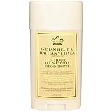Nubian Heritage, 24 Hour All Natural Deodorant, Indian Hemp & Haitian Vetiver with Neem Oil, 2.25 oz (64 g)