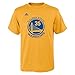 Kevin Durant Youth Golden State Warriors Gold Name and Number Jersey T-shirt Small 8