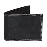 Buxton Men's Hunt Convertible Billfold Wallet, Black, One Size