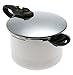 Fagor Stainless Steel Duo Combi 2-in-1 Pressure Cooker for Rice, Beans, Braised Meats, & Soups, 4 & 8 Quart, Silver, 5 Piece Set