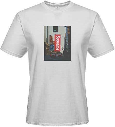 DIY Men's Tshirts, Custom supreme T-shirts, (White)