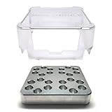 MakerShot .38 Special / .357 Magnum Revolver Range Loading Block, 6 Shot - Large w/Lid