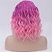 Beauwig Short Bob Natural Pastel Wavy Wig Women's 14
