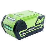Biswaye 29472 Replacement 6.0Ah 40V Lithium Battery for GreenWorks 40V G-MAX Power Tools 29462 29252 20202 22262 25312 25322 20642 22272 27062 21242
