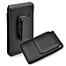 Flying Horse iPhone X Holster,iPhone Xs Holster,Galaxy S10 E Holster (TM) Vertical Leather Case Holster with Rotating Belt Clip for iPhone 10 iPhone Xs and Samsung Galaxy S10 E -Black