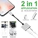 Tenwow Compatible for iPhone Jack Audio Adapter to 3.5 mm Headphone Jack AUX Earphone Cable Accessories Adaptor Replacement for iPhone 7/7 Plus 6/6 Plus Support iOS 11 System or Laterthumb 4