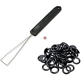Akwox Keycap Puller Tool + 135pcs Rubber O-Ring Sound Dampeners For Mechnial Keyboard Cherry MX Key Switch