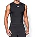 Under Armour Men's UA HeatGear Armour Sleeveless Compression Shirt XXL Black