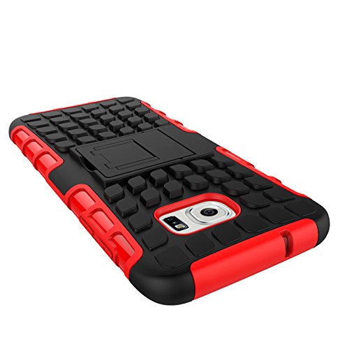 Phone Case for Samsung Galaxy S7 Edge with Tempered Glass Screen