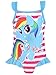 My Little Pony Girls' Rainbow Dash Swimsuit 7