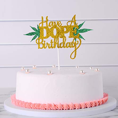 IETOSY Birthday Cake Topper for Kids and AdultHave A Dope Birthday