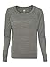 Alternative Women's Slouchy eco Pullover, Grey, Medium