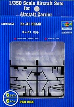 Trumpeter 1/350 Ka31 Helix Helicopter for Set (6-Box)