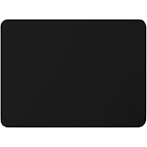 Leather Desk Pad Protector,ULIFESTAR Mouse Pad,Natural Oak & Leather Office Desk Mat,Non-Slip Desk Writing Pad Mat,2PCS Waterproof Desk Blotter Pad for Office Black, 21 * 25.5cm/8.26 * 10"