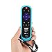 [2-Pack] AKWOX Replacement TCL Roku RC280 Remote Case - Light Weight [Anti Slip] Silicone Shockproof Protective Cover Case Only for Roku 3600R / TCL Roku RC280 TV Remote with Lanyard (Blue)
