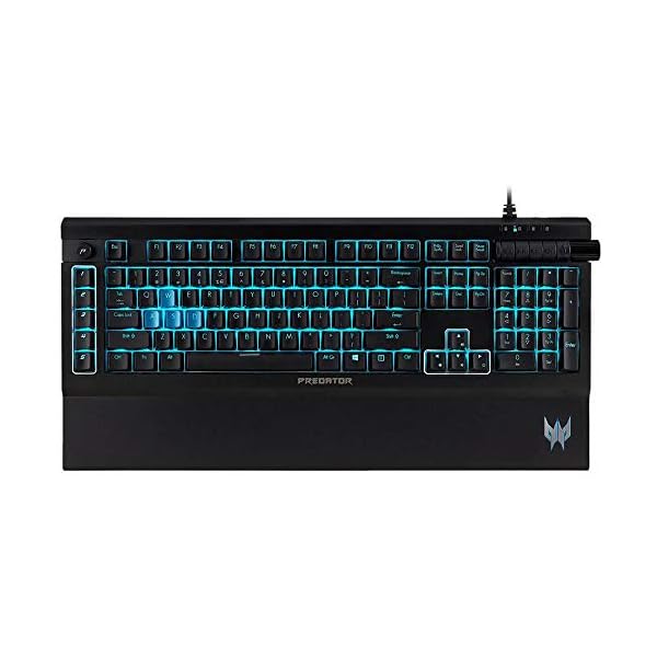 Acer PKB810 Predator Aethon 500 RGB Mechanical Kailh Blue Switch Gaming Keyboard with 100% Anti-Ghosting, All-Key…