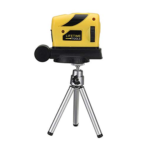 4 in 1 Laser Level with Tripod Stand - Point/Line/Cross Horizontal Vertical Alignment Adjustment Tool