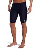 TYR Sport Men's Solid Jammer Swim Suit,Navy,30