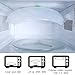 Microwave plate cover, prevent food splatter cover, product -Magnetic adsorption function. safe convenient with steam vent(green)
