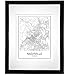 Nashville Poster Nashville Map City Map Posters Nashville Map Print State Tennessee Map Modern Map Art Black and White Map Wall Art Scandinavian Poster 8x10 Unframed