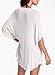 Rainlover Womens Letters Print Baggy Swimwear Bikini Cover-ups beach Dress A-White One Size fits most