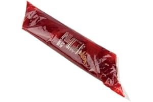 Lawrence Foods Strawberry Pastry Filling from OliveNation, EZ Squeeze Sleeve for Cakes, Tarts, Pies, Made with Fresh Real Fruit - 32 ounces