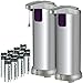 Soap Dispenser, Lovin Product Premium Touchless Automatic Soap Dispenser; Adjustable Soap Volume, Infrared Motion Sensor, Brushed Stainless-Steel, Dish Liquid Dispensers for Kitchen, Bathroom (2 PACK)