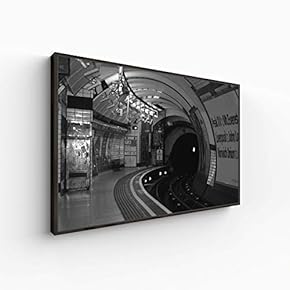 Canvas Wall Art for Living Room, Bedroom Black and White Construction Framed Canvas Prints for Home Decoration Ready to Hang - 16x24 inches