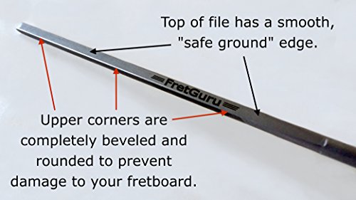 thumbnail image 2 of Ultimate Fret End File 2 - Fix Sharp Fret Ends Fret Sprout Fret End 2 of 13