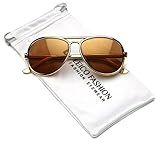 Cool Kids Aviator UV400 Sunglasses for Babies and Toddlers age 0 to 4 (Chrome Gold, 47)