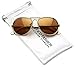 Cool Kids Aviator UV400 Sunglasses for Babies and Toddlers age 0 to 4 (Chrome Gold, 47)