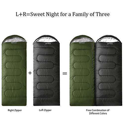 Cohome Sleeping Bag 3 Season Camping Backpacking Hiking Traveling