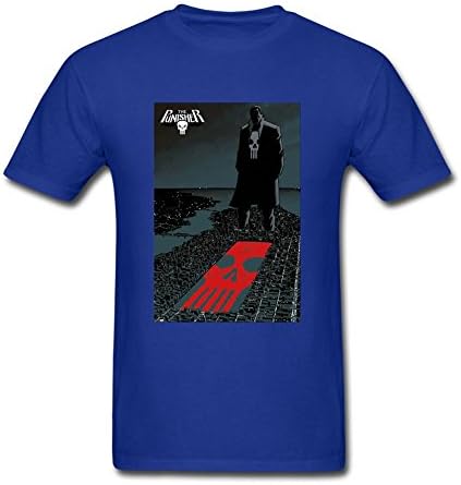 huaxian Mens 100% Cotton Punisher Frank Castle t-shirt