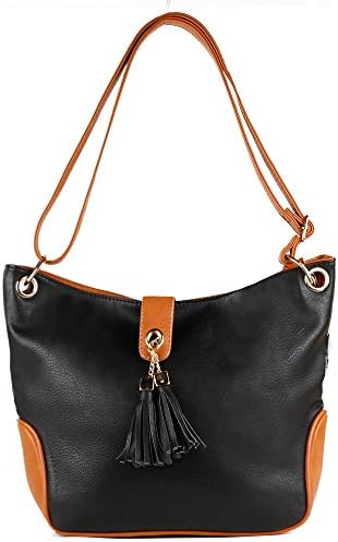 Top Handle Bag - Korjo Women Leather Handbag Purse Satchel Shoulder Tote Bags Designer Large Capacity for Women Laptop